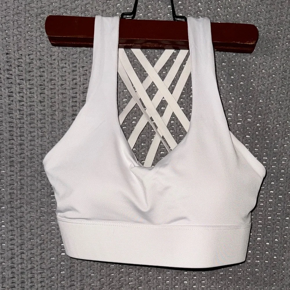 Nine bull women's strappy crisscross sports bra small - Picture 1 of 10